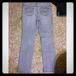 Aeropostale gray skinny jeans