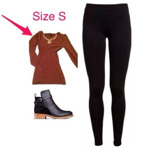 Bell-Sleeves Brown Sweater Tunic / Mini-Dress