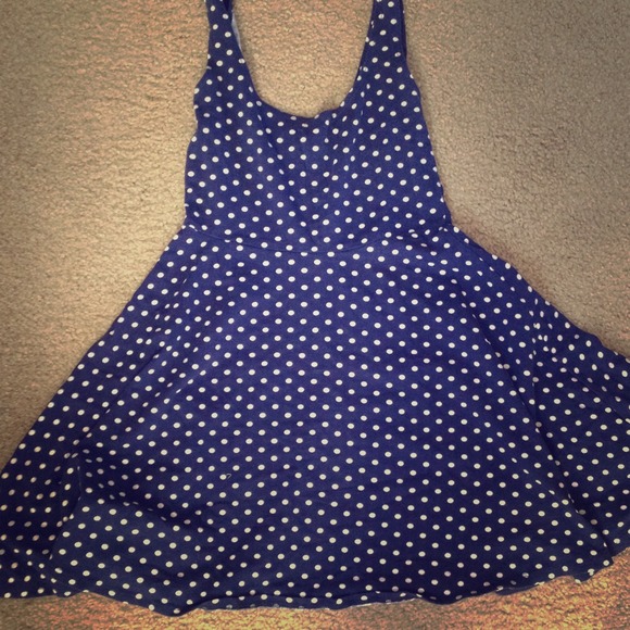 Urban Outfitters Skater Dress w/ Polka Dots