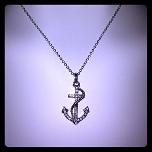 Silver Anchor Necklace