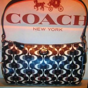 NWT Coach Signature Dream Peyton Bag Handbag Pouch