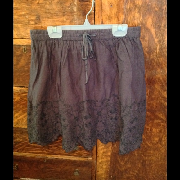 SOLD Embroidered Skirt from Anthropologie - Picture 1 of 4