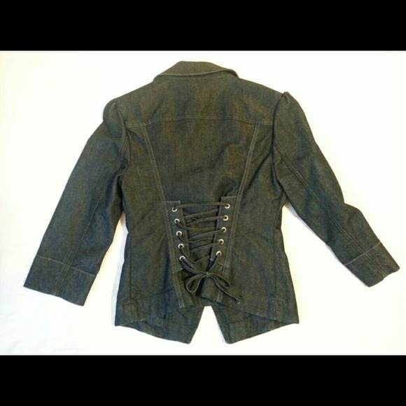 Express denim blazer - Picture 1 of 3