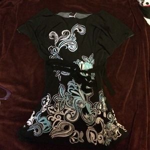 ✨Gorgeous Shirt/Dress with Blue Accents✨