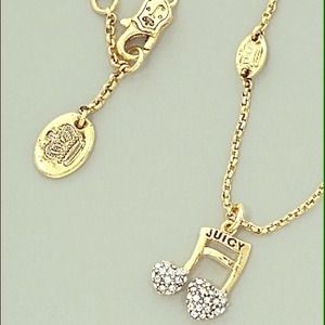 Juicy couture music note necklace. Gently used