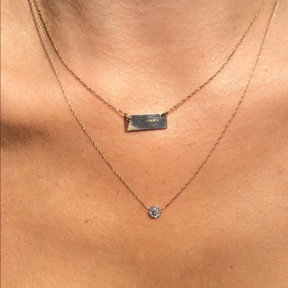 14k gold necklace Balance res @carrissa_west