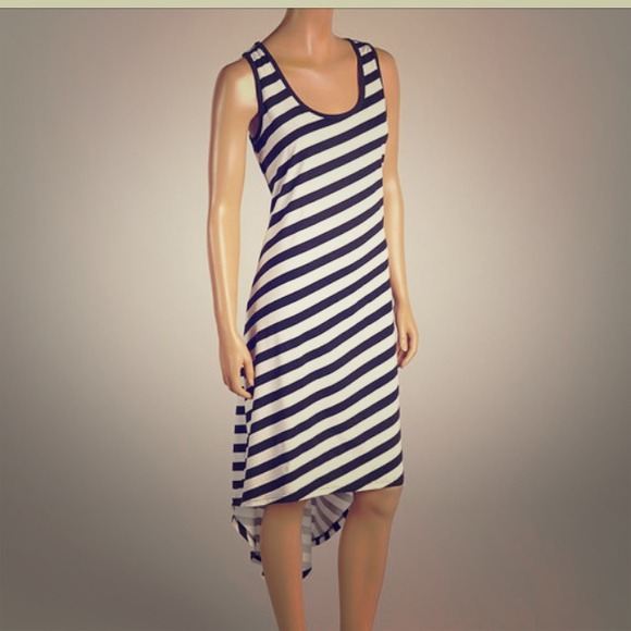 Sold!Black and white high/low dress! Never worn!