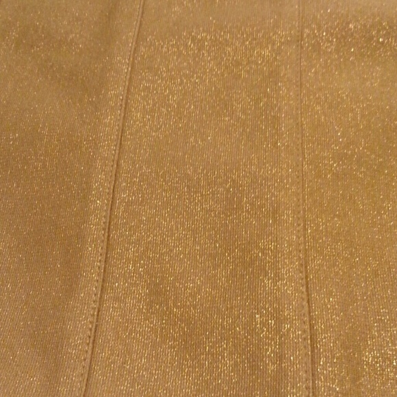 Express metallic gold bandage dress - Picture 3 of 4