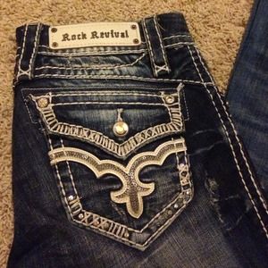 Size 25 Rock Revival bootcut jeans