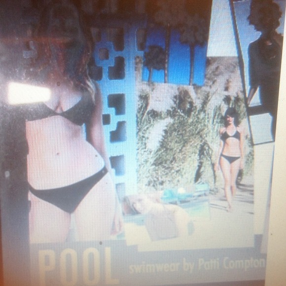 Pool swimwear black bikini set Sz XS