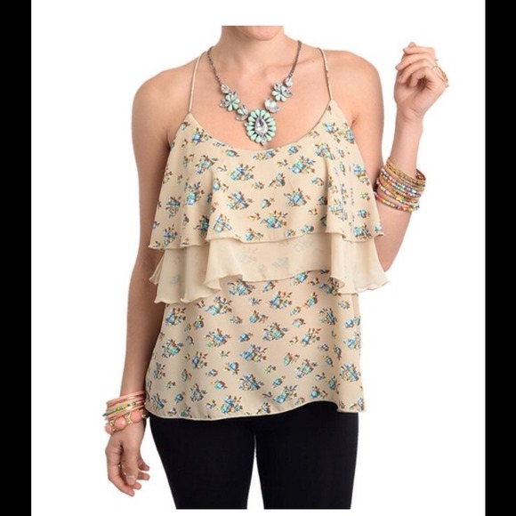 Lovely Raceback Slip tank-included in bundle