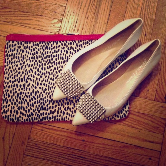Jean Michael Casabas leather flats! $285 retail