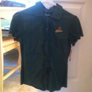 Never worn Oakland athletics button up shirt.