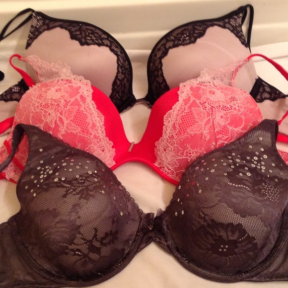 Three Victoria Secret Bras size 34C bundle!!!