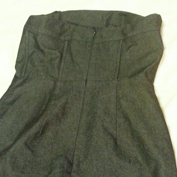 Strapless denim dress - Picture 3 of 3