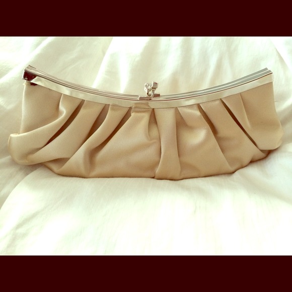 BCBG MaxAzria Satin Clutch