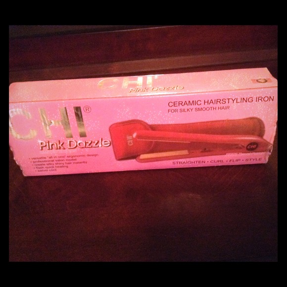 CHI pink Dazzle limited edition flat iron