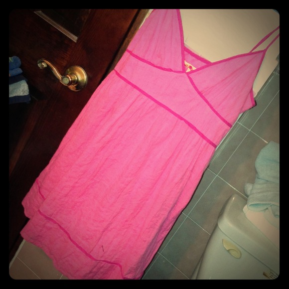 pink summer dress