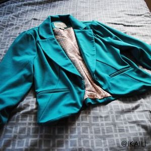 Teal blazer