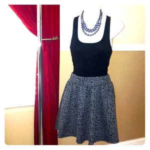 Leopard print Skater Skirt *NWOT*