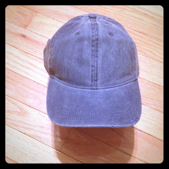 Denim Blue Jean Distressed Baseball Cap