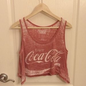 Vintage coca cola cropped tank