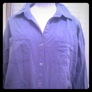 Oversize chambray shirt