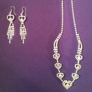 Rhinestone Jewelry Set