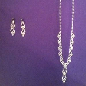 Rhinestone Jewelry Set
