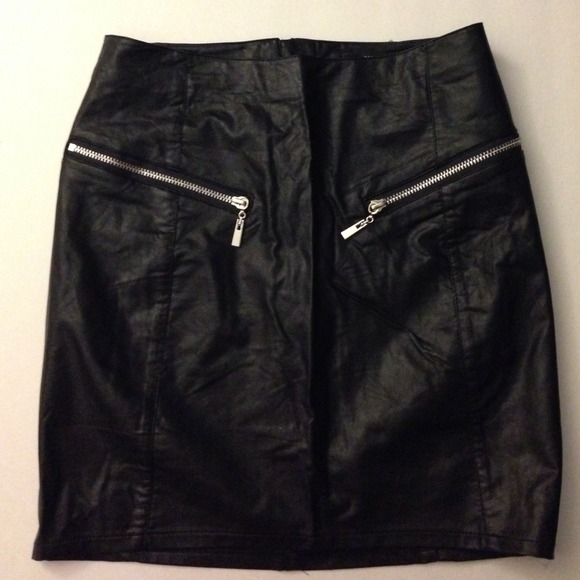 SOLD Forever 21 Faux Leather Mini Skirt
