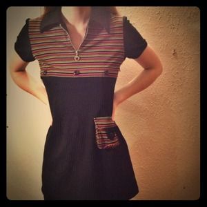 Mod vintage mini dress