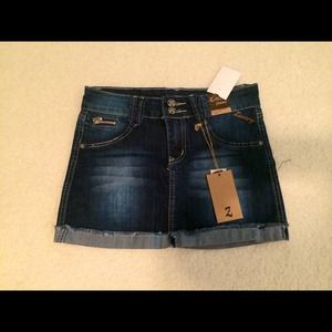 slightly bedazzled super cute Jean skirt
