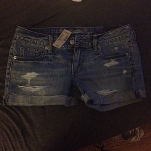 American eagle jean shorts
