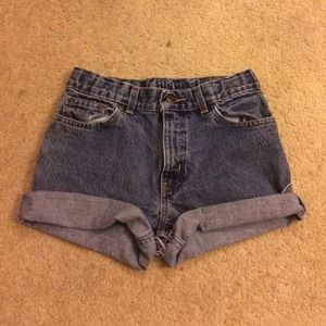 ❌RESERVED❌High waisted denim shorts