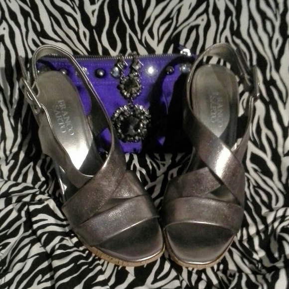 SALE! FRANCO SARTO CORK WEDGES 6 1/2