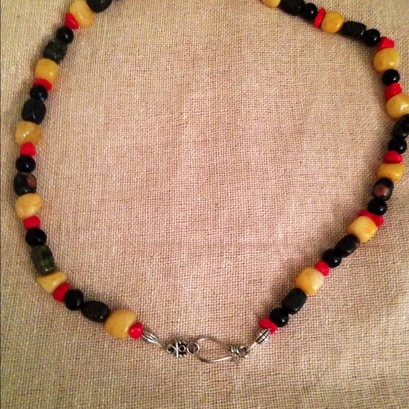 Ethnic Multi stone necklace