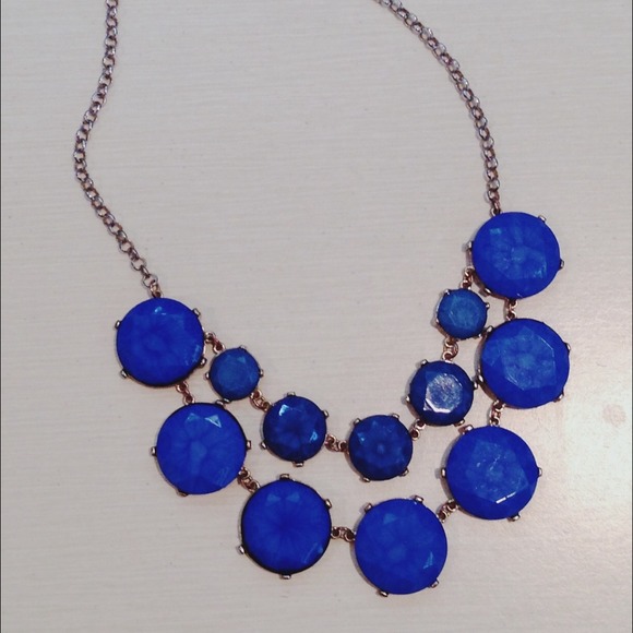 Blue Statement Necklace - Picture 3 of 3