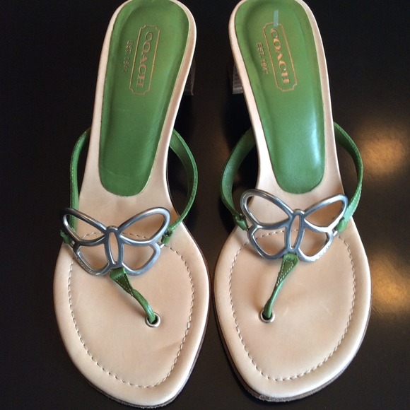Coach Shoes - Bundle Sale✨COACH Stack Heel Sandals
