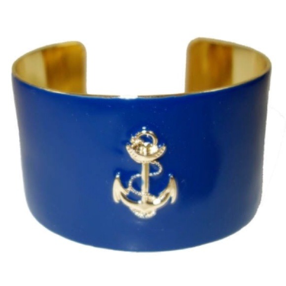 Jewelry - 🎉3.15 HOST PICK!!🎉🆕Navy Anchor Cuff🆕