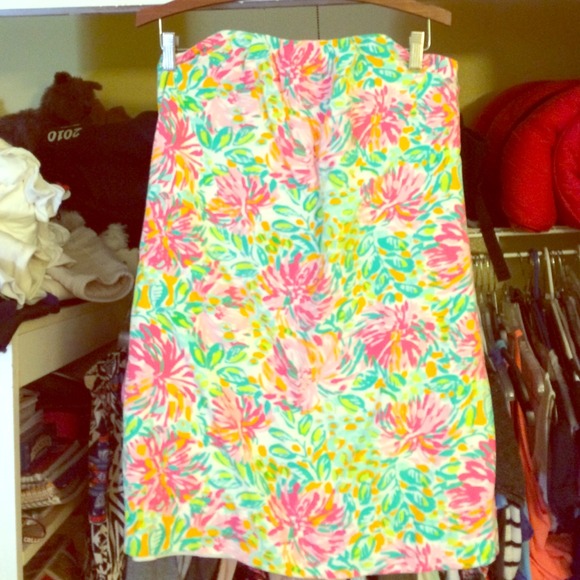 Lilly pulitzer strapless dress (TRADED)