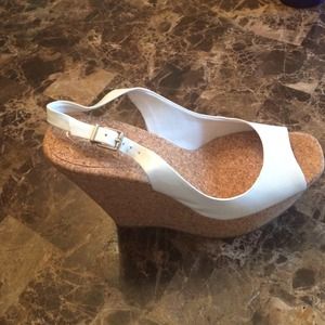 White wedges by Jessica Simpson