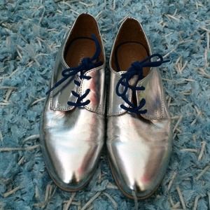 Silver shoes