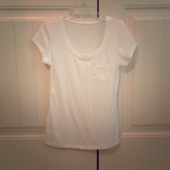 White tee.