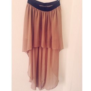 Caramel Maxi Skirt