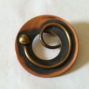 Vintage genuine cooper broach