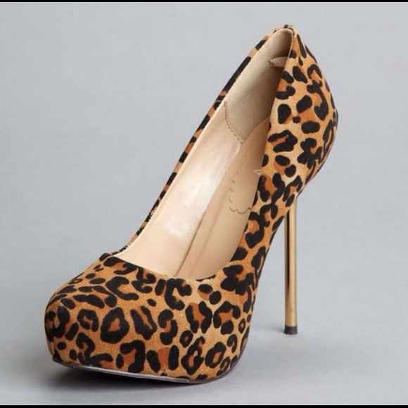 NYLA Peater Leopard Print Platform