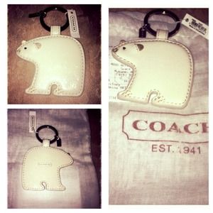 Coach Polar Bear Key Fob