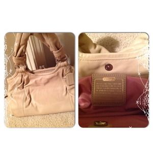 Authentic New Coach Parker pink kisslock bag