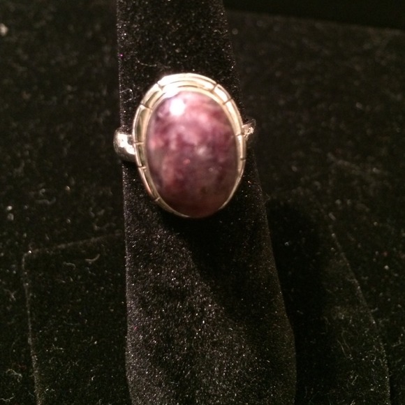 Charoite ring