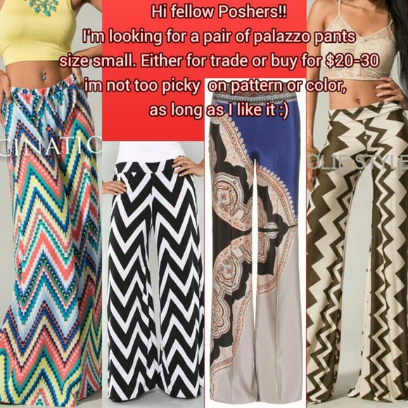 Looking for: palazzo pants